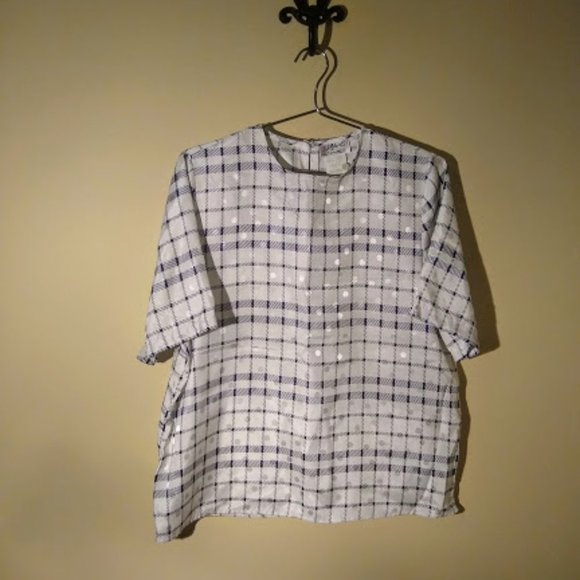 Timeless Short Sleeve Blouse by D'Allaird's - Picture 2 of 5